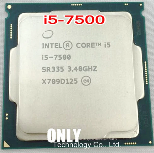 Процессор Intel i5 7500 четырехъядерный LGA 1151 3,4 ГГц i5-7500 TDP 65 Вт 6 Мб кэш 14 нм настольный процессор