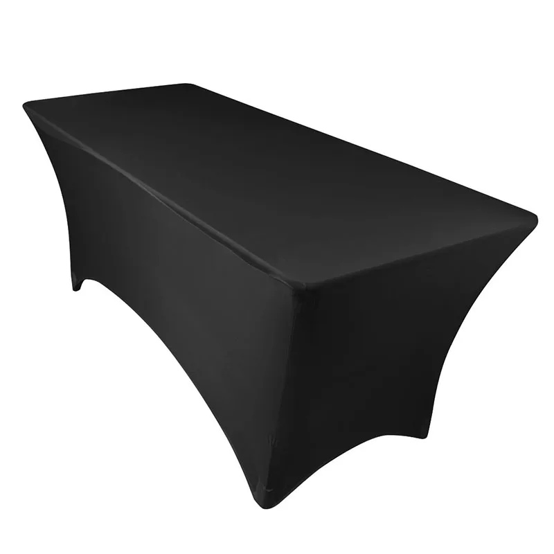 

5pcs Top Quality Rectangular Spandex fitted Table Cover &table wrap for wedding event &party decoration
