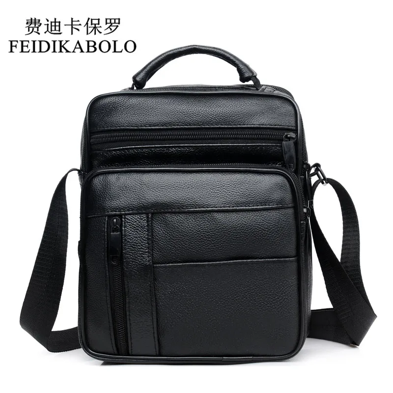 Мужские сумки через плечо FEIDIKABOLO из натуральной кожи для ipad|genuine leather shoulder bag|male