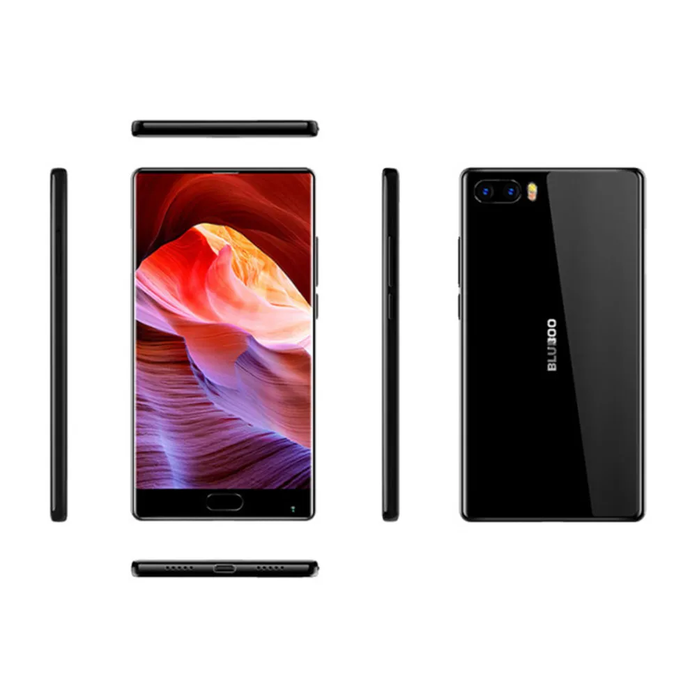 Bluboo S1 ободок менее Смартфон Android 7 0 5 &quotFHD Helio P25 Octa Core 4 GB + 64 3500 mAh двойная сзади