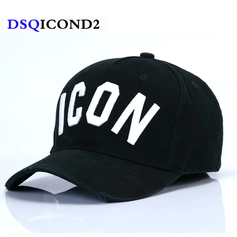 DSQICOND2 العلامة التجارية DSQ Casquette القبعات الصلبة نمط القبعات رسائل أيقونة Casquette أبي قبّعة بيسبول هيب هوب Snapback قبعة ل رجل امرأة