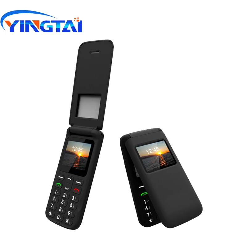 YINGTAI T40 Большой кнопочный недорогой разблокированный флип телефон для пожилых