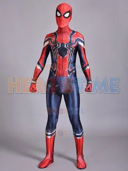 

Iron Spiderman Costume high quality Spider-Man Homecoming Cosplay Costumes Superhero Zentai Bodysuit For Adult/Kids/ Custom Made