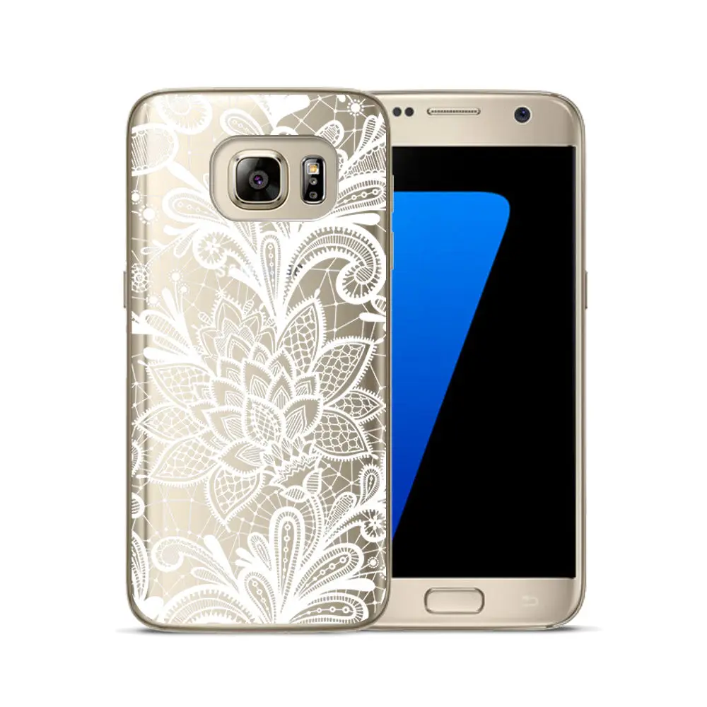 Clear painted Case FOR Samsung S6 Soft TPU Phone Case FOR Samsung S8 Smart Back Protective Phone Cover FOR Galax S5 S7 S8 Plus (5)