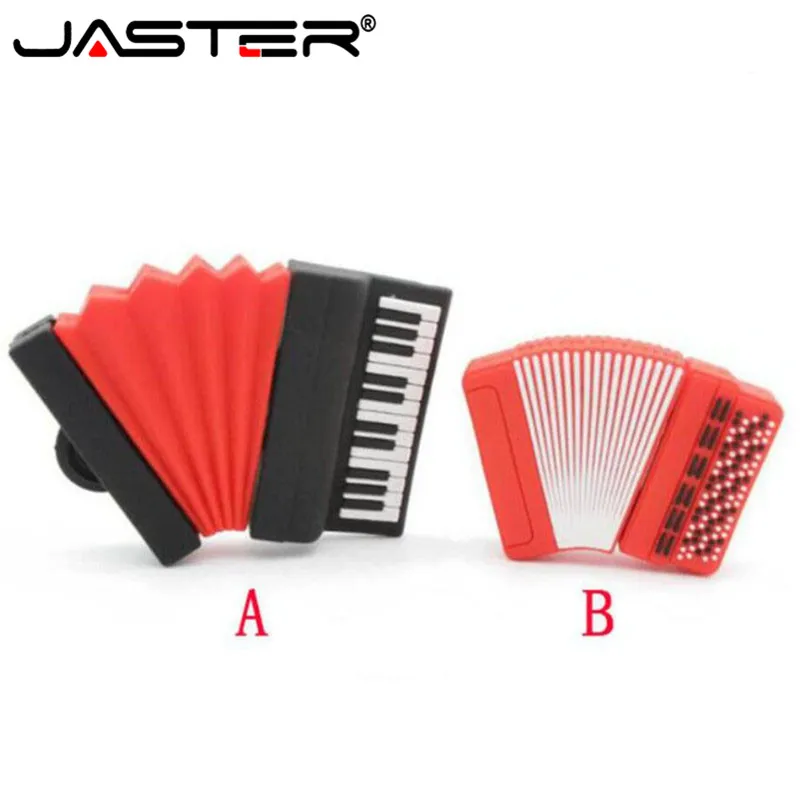 

JASTER 100% real capacity accordion model usb flash drives piano memory stick pendrives 8gb 16gb 32gb musical instrument gift