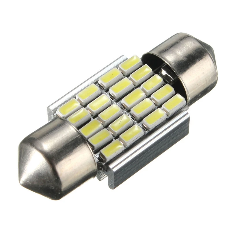 

DC12V 3014 20SMD 120LM 2.3W 30mm Light Bulbs Lamp Car Auto LED Festoon Map Dome Interior Car Styling White 6000K