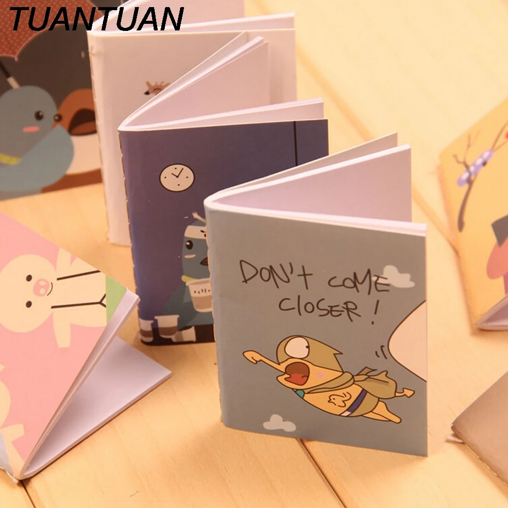

Random Style 6*8cm Lovely Cartoon Image 9 Types Notebook Wholesales