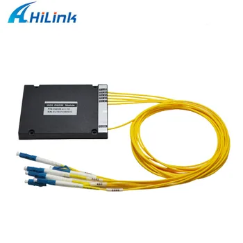

Hilink 1 PCS DWDM MUX/DEMUX 1+4CH 100GHz Module ABS box Single Fiber