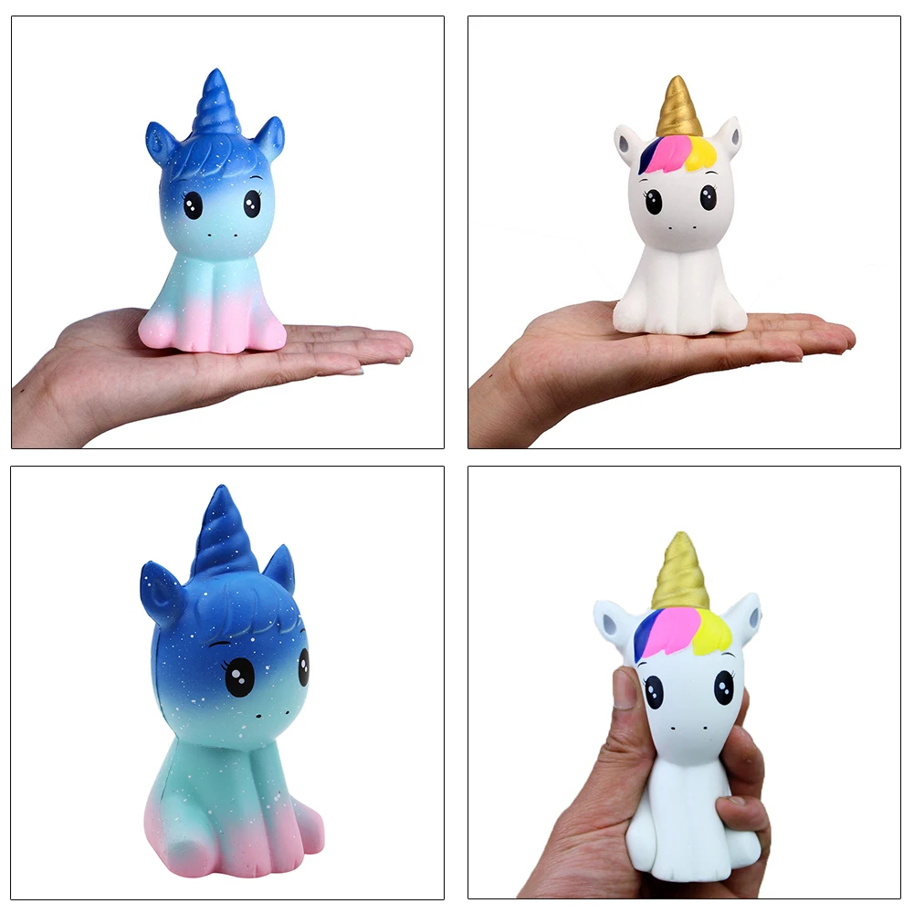 Decompression Toy Relief-Toy Unicorn Stress Squishe Squeezing Animal Rebound Slow Cartoon img3