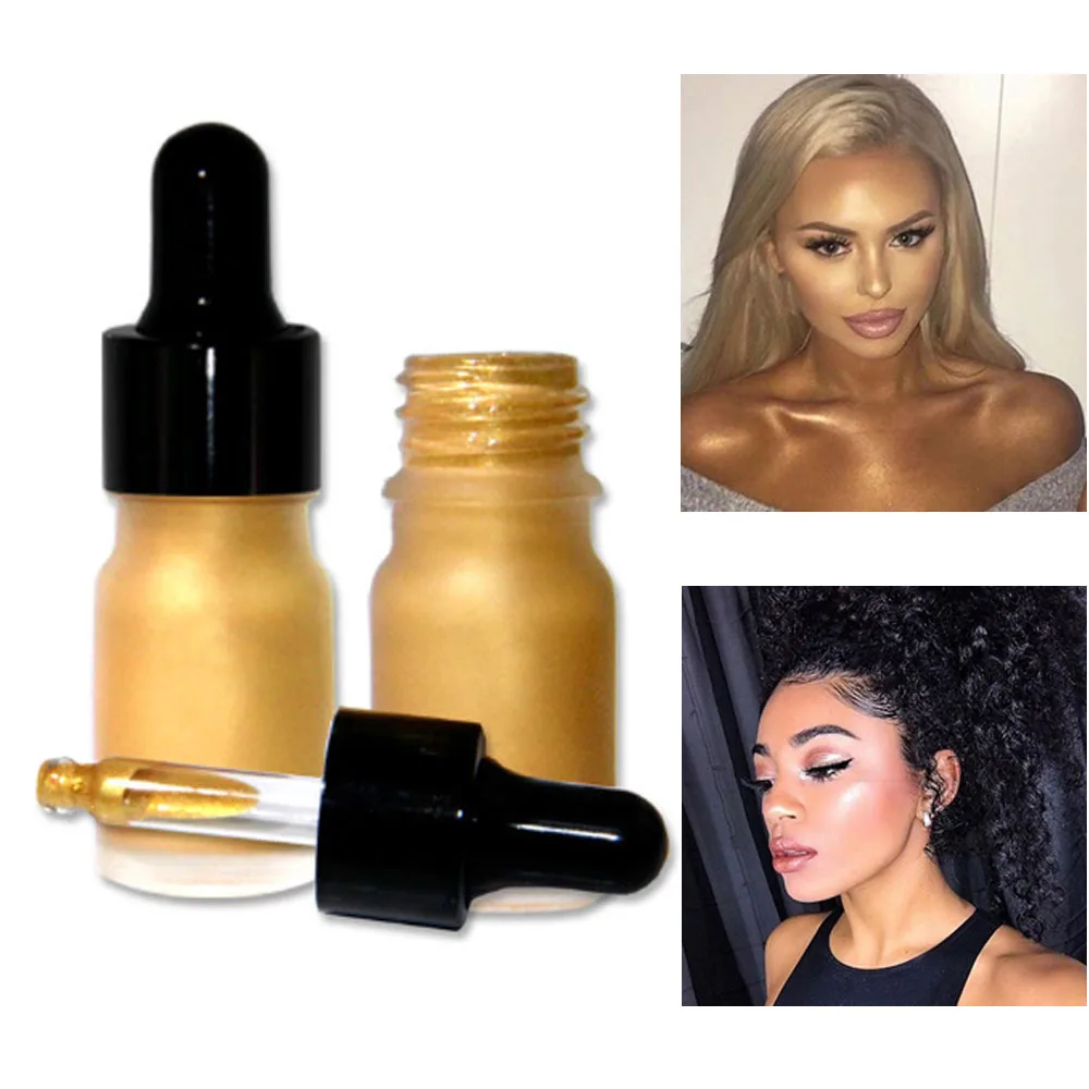 

8 Colors Liquid Highlighter Make Up Highlighter Contou Ultra-concentra illuminating Shimmer Bronzer Face Glow Glitter GM002