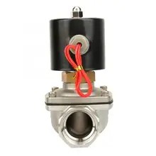 2S350-35 G1-1/" Нормально открытый Электрический электромагнитный клапан из нержавеющей стали для воды воздуха