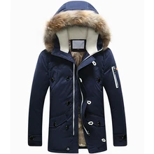 Neue marke winterjacke männer 90% weiße ente daunenjacke mit kapuze parkas mens daunenjacke verdickung oberbekleidung jacken mantel