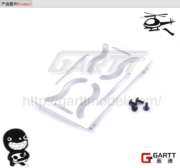 

Ormino GARTT 700 Metal Electronic Parts Tray Back Part Fits Algin Trex 700 RC Helicopter