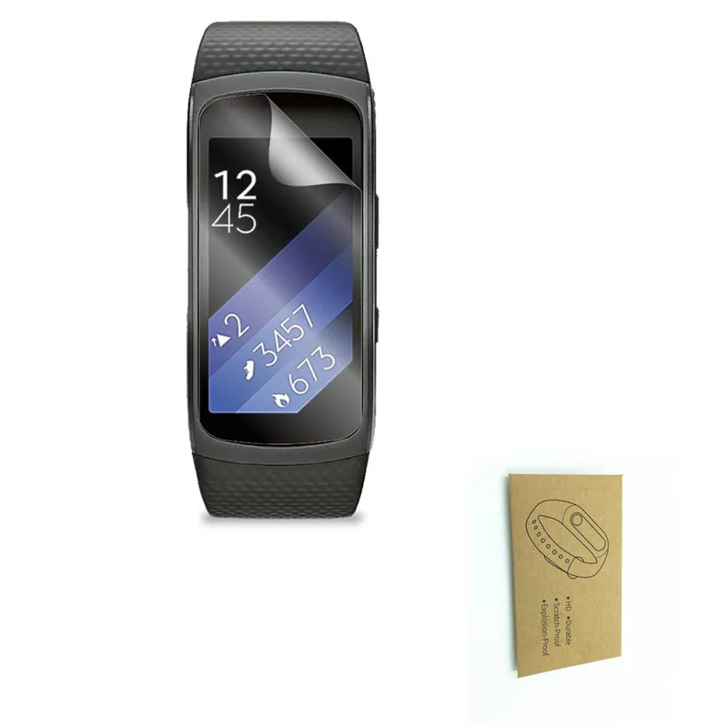 

3PCS Clear LCD Screen Protector Cover Shield Film Skin for Samsun Gear Fit2 Fit 2 Smart Band Accessories
