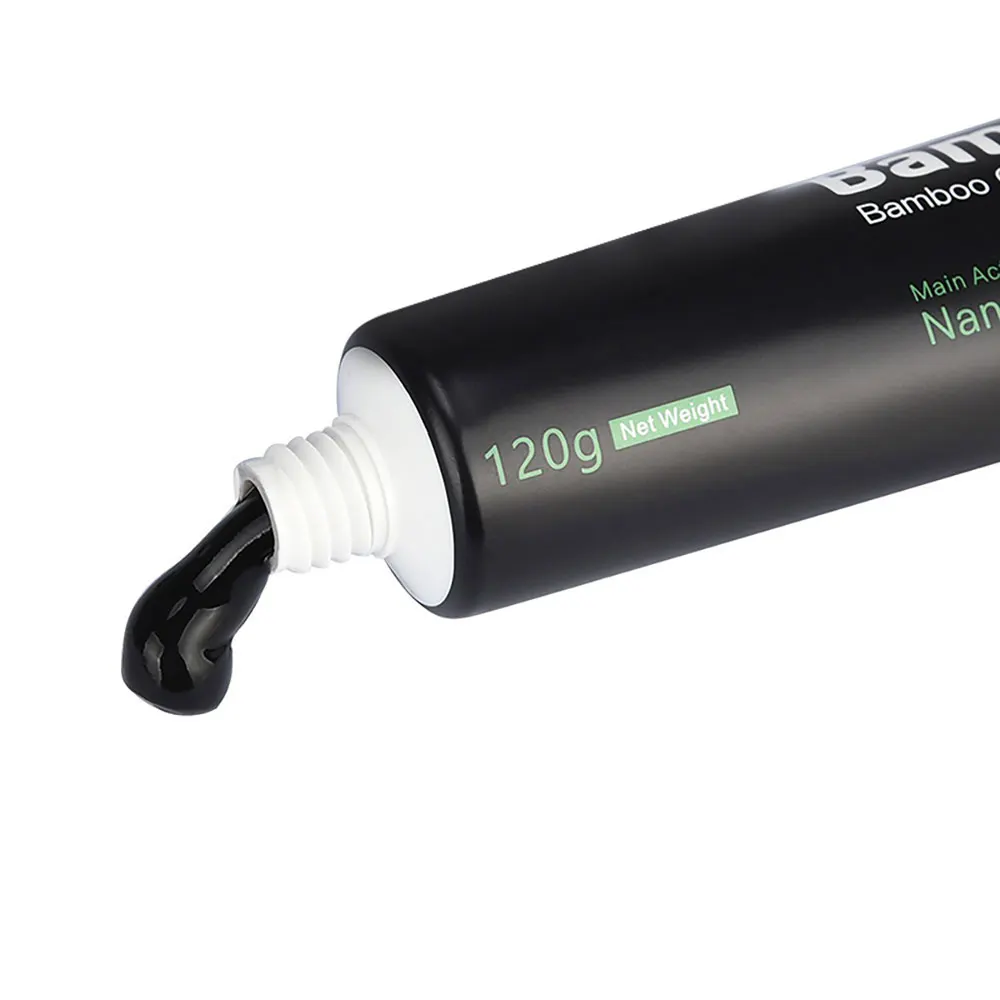 Black Activated Carbon Toothpaste 120g Natural Dental Beauty Removes Bad Breath Peppermint