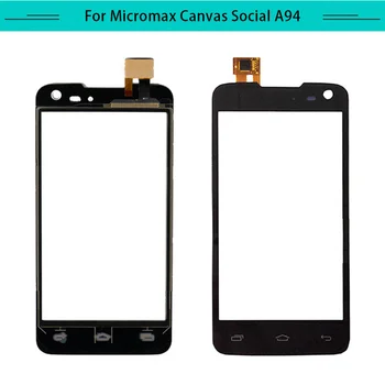 

5pcs/lot Touch for MicromaxCanvas MAd A94 Touch Screen Glass Digitizer Touch Panel Replacement Free Shipping