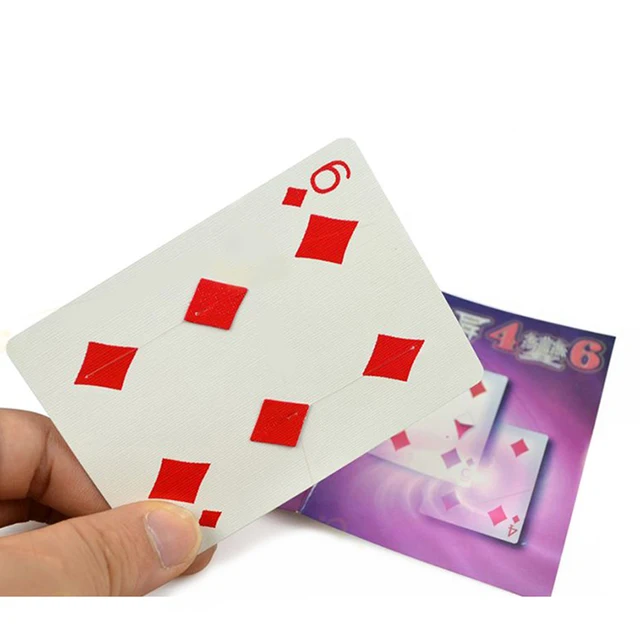Magic Tricks Cards Fantastic 4 to 6 Moving Point Card for Magician Trick Card magic Gimmickin
