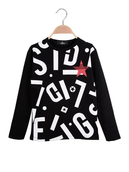 

Long sleeve sweater with print