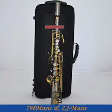 Профессиональный античный латунный Eb Sopranino саксофон sax низкий Bb до высоких E-Abalone кнопки