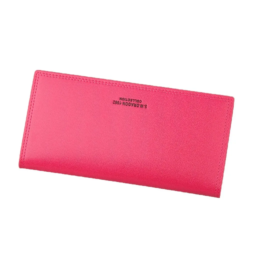 

2019 Long Women Purses Coin Purse Card HolderMoney Bag Wallets Clutch billetera monedero mujer porte feuille femme e0130