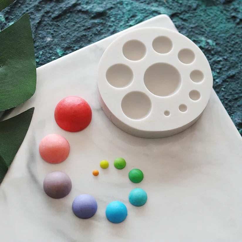 

Circle Shape Cake Fondant Decorating Tools, Silicone Mold For Cake Craft, Silicone Soap Molds