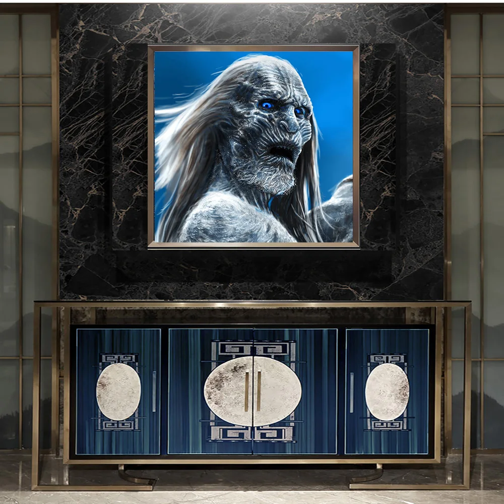 

New Diamond Embroidery Game of thrones white walker 5D DIY Diamond Painting Full Square Pictures Diamond Mosaic Decoration FG769