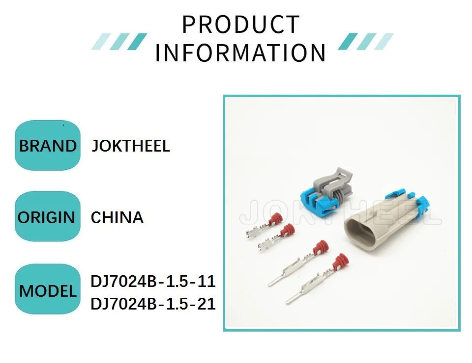 1-20 комплектов комплект Delphi 2 pin way серый PA66 мужской и женский Электрический струйный разъем для клапана Разъем 12162343 12052644