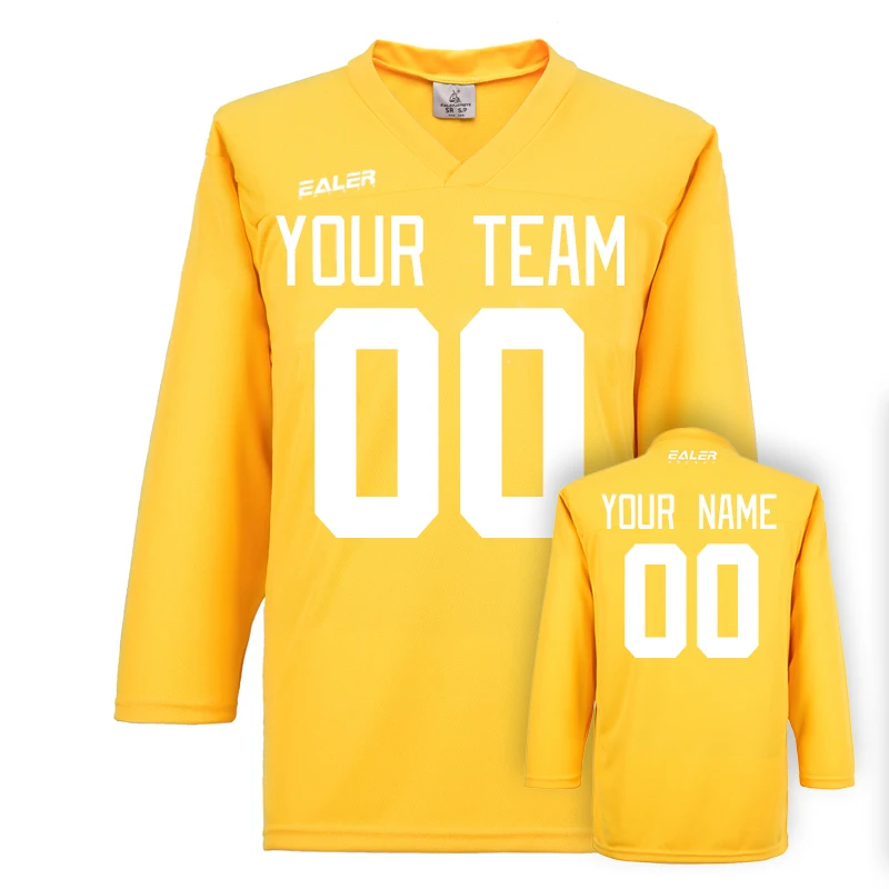 Крутые хоккейные футболки для тренировок с вашим именем, номером и именем команды, разноцветные