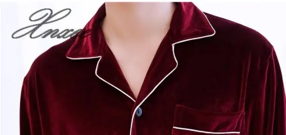 2020 Xnxee autumn and winter new couple models home service men's soft fashion casual pajamas set
