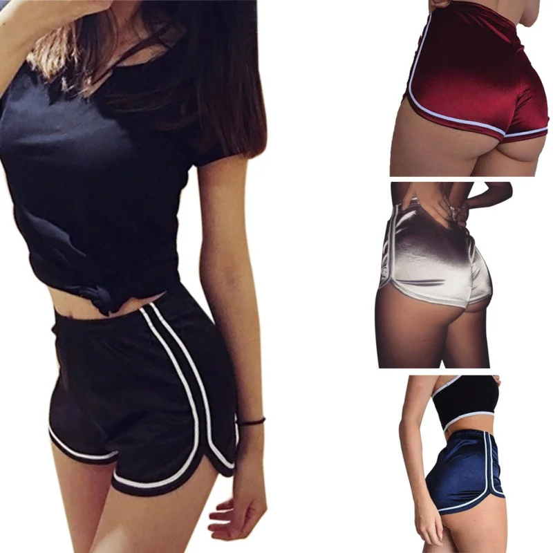 

2019 Sexy Outdoor Sport Fitness Yoga Shorts Summer Athletic Shorts Ladies Gym Yoga Short Hot Trousers Dropshipping