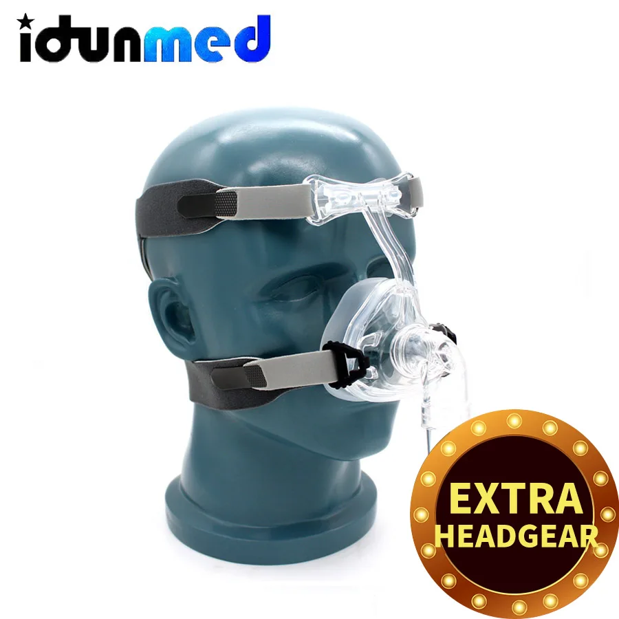 

CPAP Nasal Mask NM2 With Adjustable Headgear Strap Breathing Apparatus Support CPAP Machines Sleep Apnea Therapy Snoring Stopper