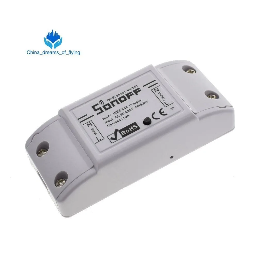 

Itead Sonoff Smart Wifi Switch DIY Smart Wireless Remote Switch Domotica Wifi Light Switch Smart Home Controller Work with Alexa