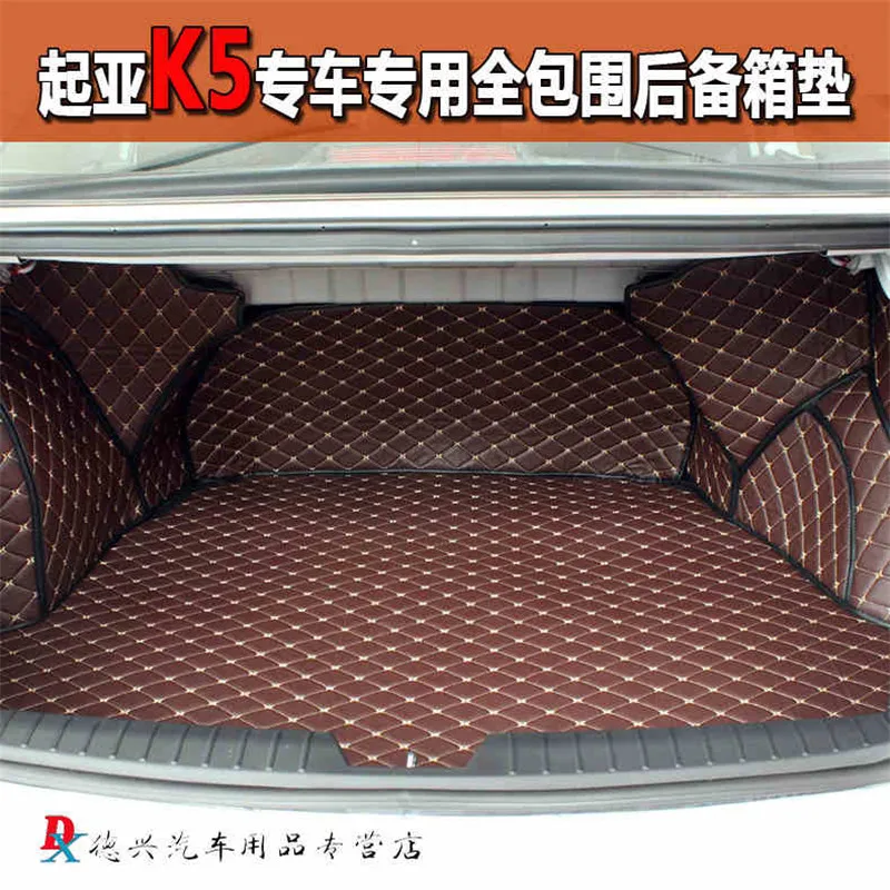 

car trunk mat Customise for kia k5 2010-2015 3D car styling carpet cargo liner