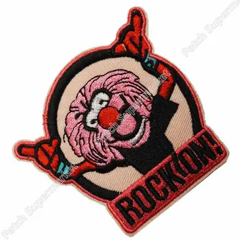 

Muppets ANIMAL ROCK ON Movie TV Kids Embroidered LOGO Iron On Patch Emo Goth Punk Rockabilly Customized patch available