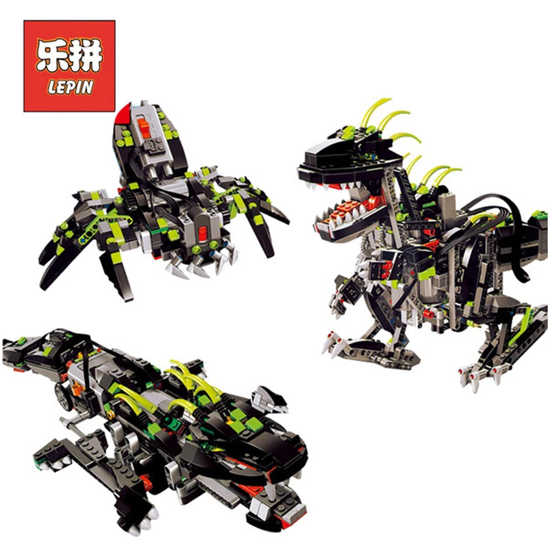 

In Stock Lepin Set 24010 792Pcs Creative Figures Monster Dino Technic Motor Remote Control Model Building Kit Blocks Bricks 4958