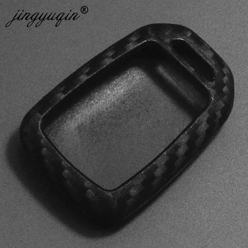 Keyforkess Silicone carbonio chiave copre caso per Honda Accord Civic città CR-V Jazz XR-V Vezel HR-V Fit LX Sport fibra Car Styling - Jingyuqin Silicone carbonio chiave copre caso per Honda Accord Civic citt CR V Jazz XR