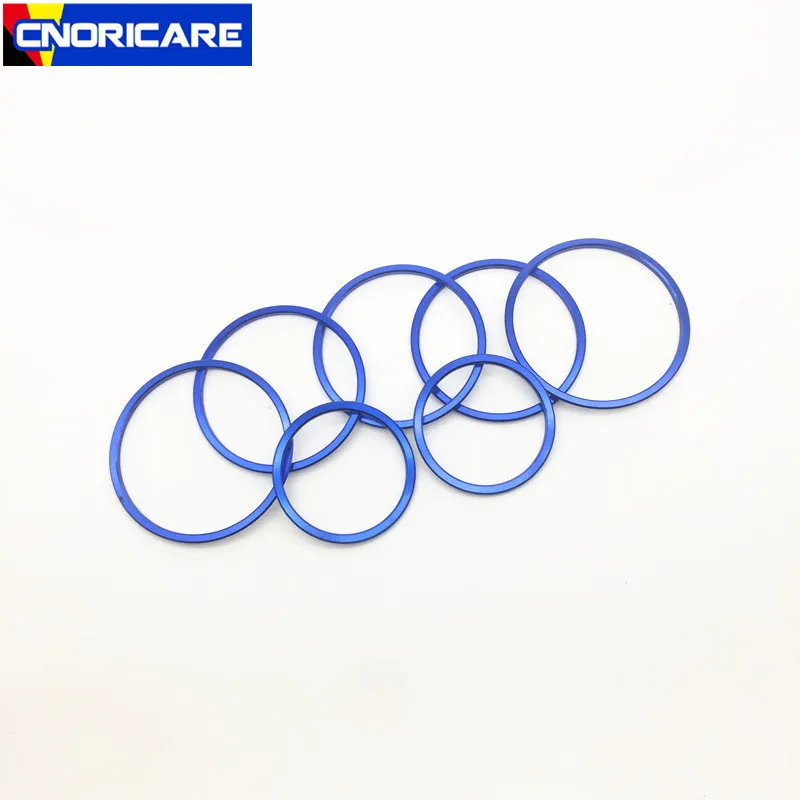 CNORICARC-Air-Conditioning-Outlet-Circle-Trim-Decals-for-Mercedes-Benz-C-class-W205-GLC-X253-Aluminium