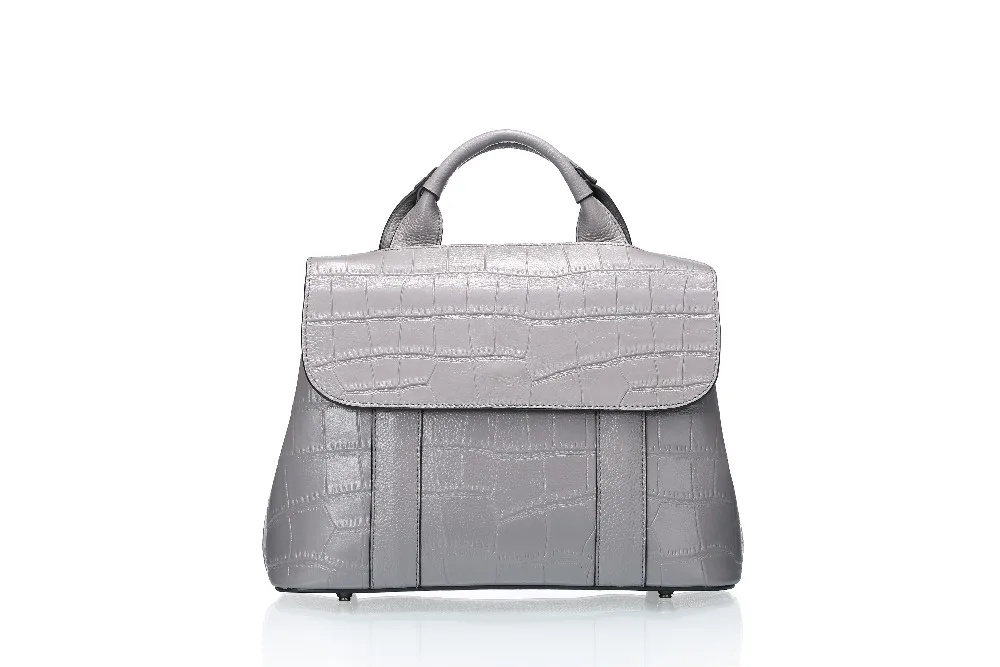 

2019 New Top Layer Cowhide Women Handbags Real Leather Handbags Fashion Stone Pattern Shoulder Bags Diagonal Package