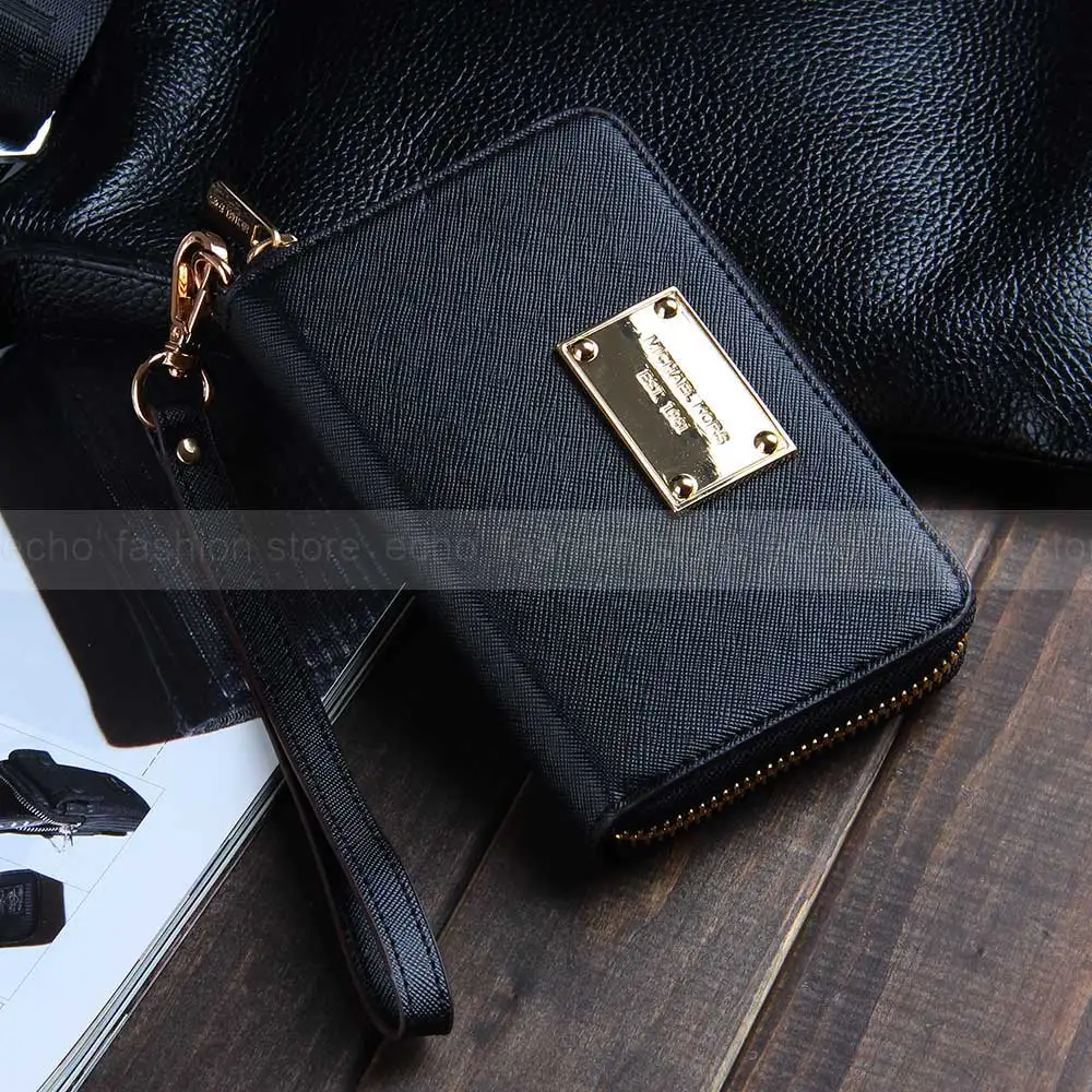 Luxury Brand Designer Leather Wallet Case Cover for Apple