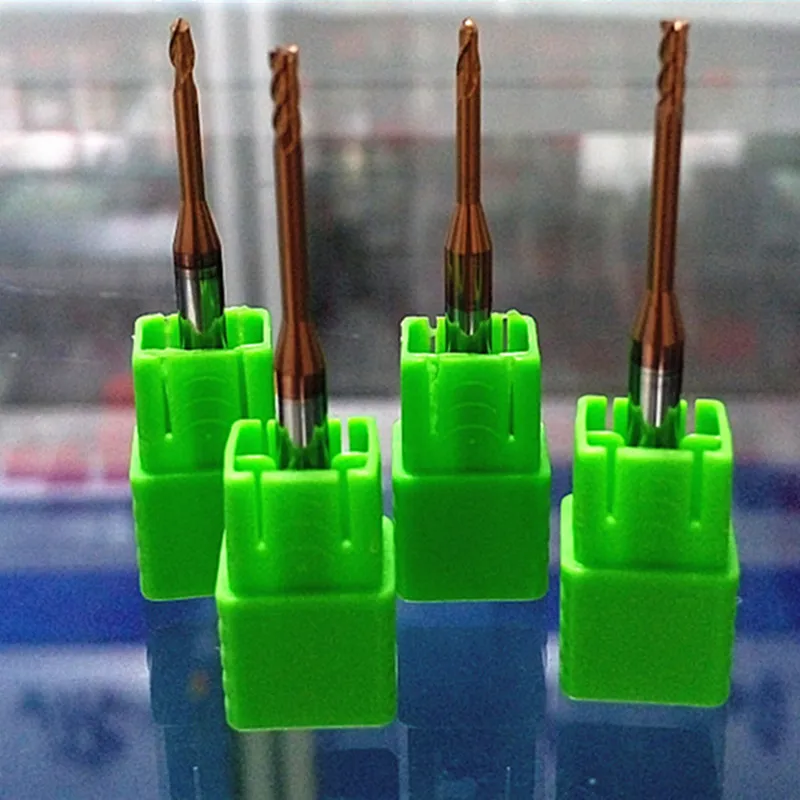 

Diameter 1MM 1.5MM 2MM 3MM 4MM radius angle R0.2 R0.5 HRC60 CNC carbide Long neck Nose Radius Cutters Milling End Mills