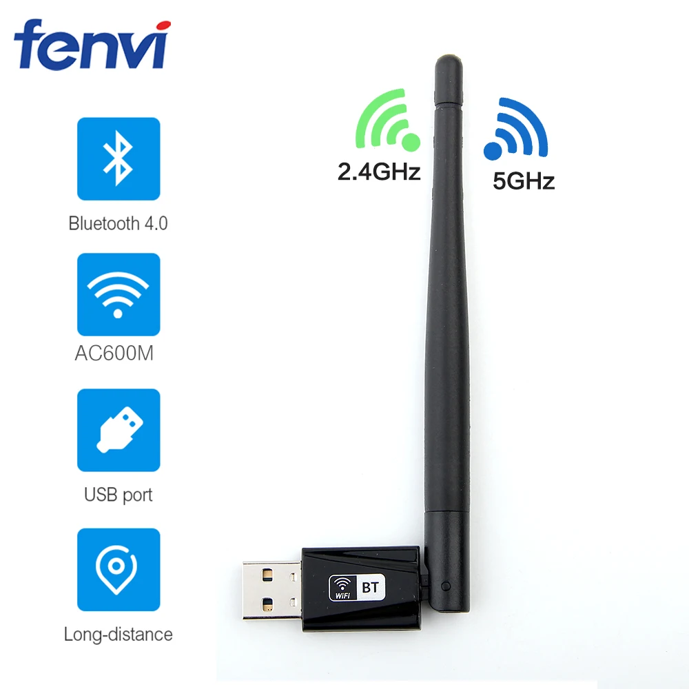 Двухдиапазонный беспроводной USB адаптер 802.11ac 600 Мбит/с RTL8821CU|Сетевые карты| |