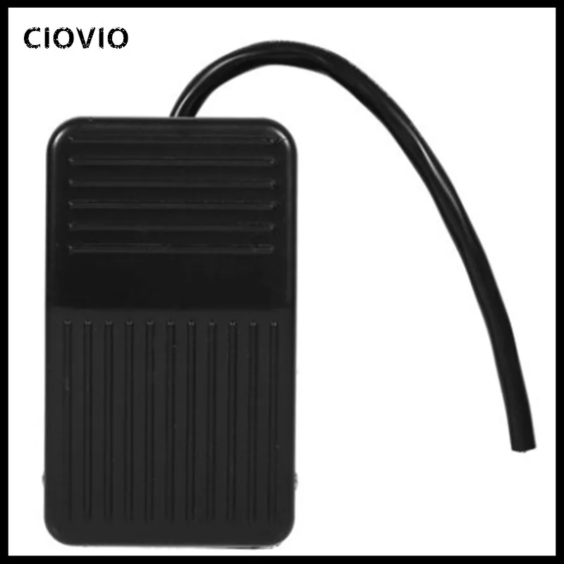 Nonslip Metal Momentary Electric Power Foot Pedal Switch 