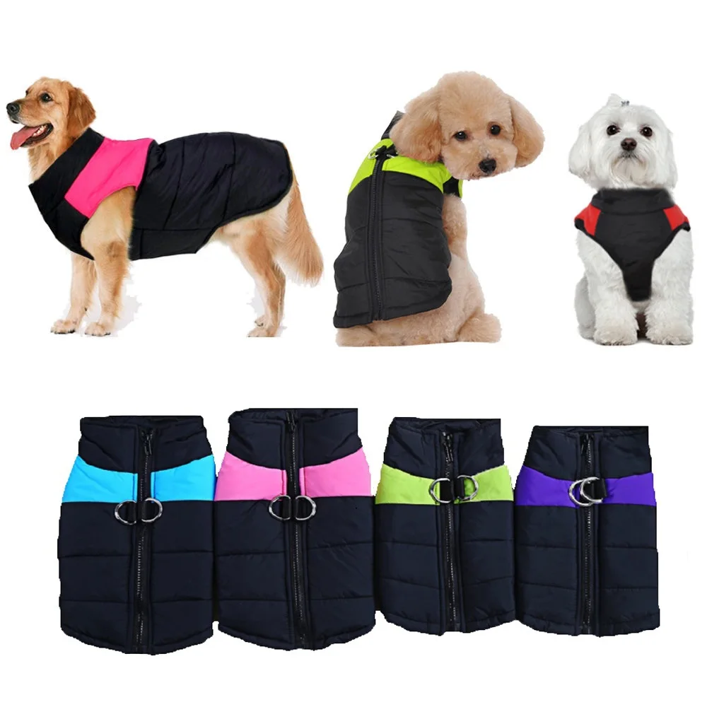 Thickened Waterproof Pet Dog Puppy Vest Jacket Chihuahua Clothing Warm