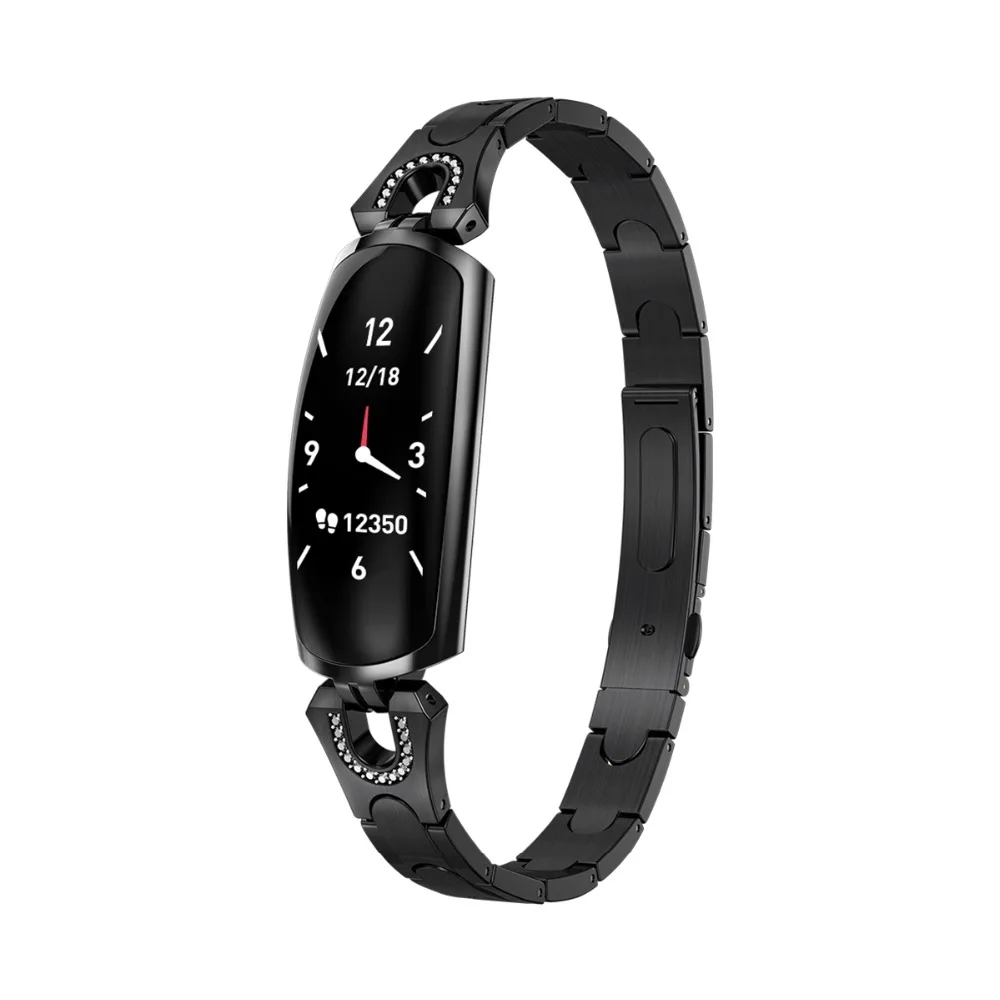 

696 CC16 New Women Lady Fashion Smart Wristband Heart Rate Blood Pressure Smart Bracelet Fitness Tracker Smart Watch Band Female