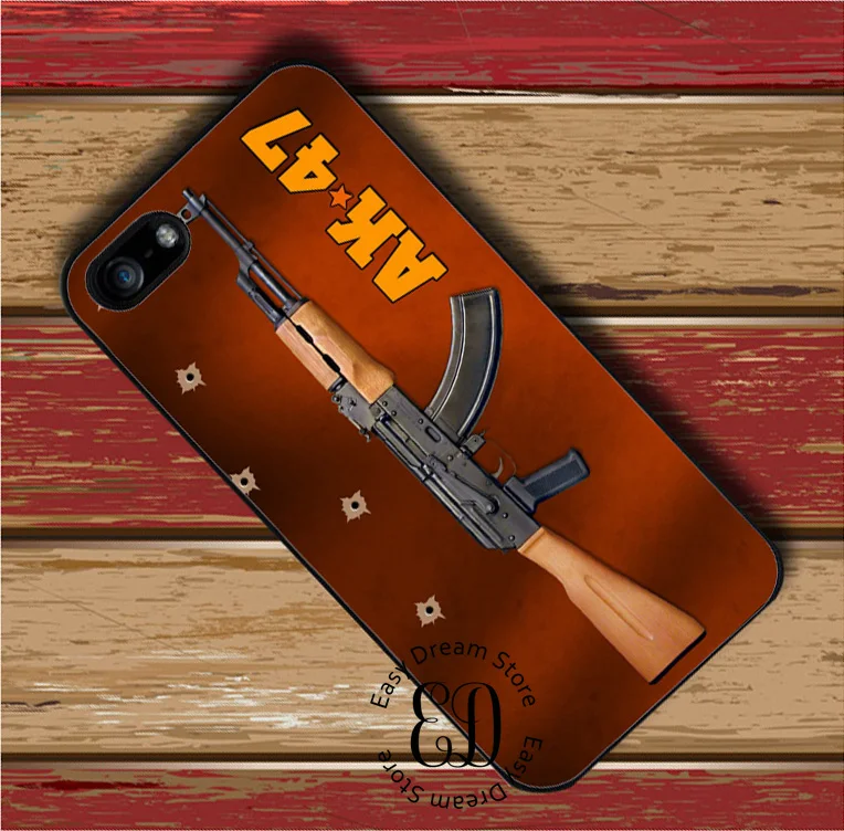 

AK-47 AK 47 RIFLE AUTOMATIC case for Huawei P7 P8 P9 p10 p20 p30 mate 8 9 10 20 pro lite Honor 8 9 10