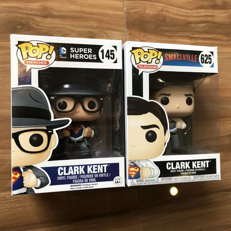 Оригинальный эксклюзивный Funko pop DC Universe Super Heroes виниловая экшн-фигурка Clark Kent