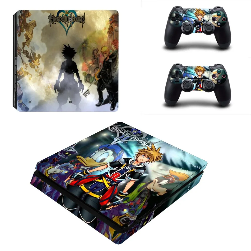 Виниловая наклейка Kingdom Hearts защитная тонкая Накладка для Ps4 Sony PS4 консоль и 2