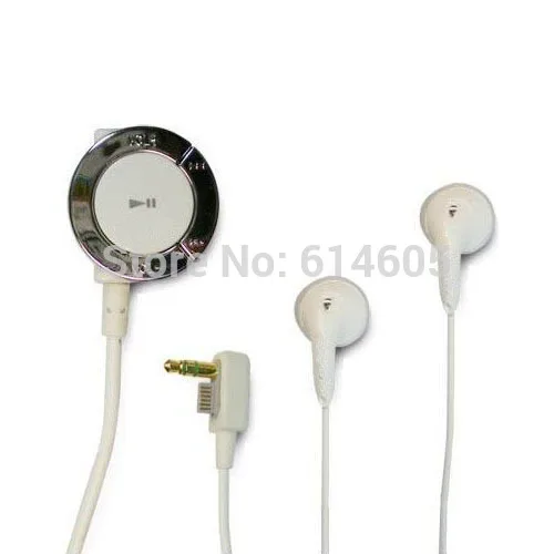 

White Stereo Earphone Headphone and Remote Control for Sony PSP 2000 3000 Console