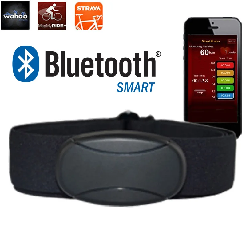 

Sensore di Frequenza Cardiaca con  Trasmissione Bluetooth Smart HR Sensor Polar Stype Heart Rate Monitor Bluetooth