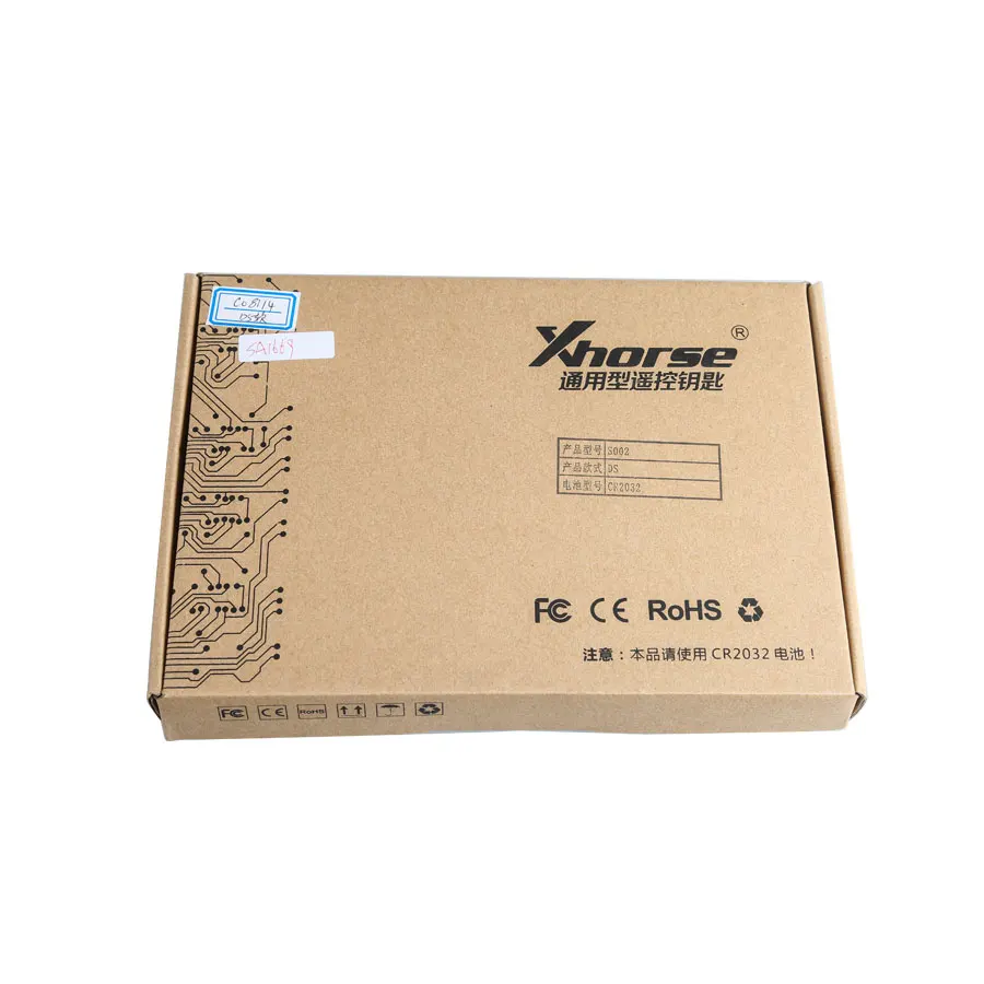 XHORSE VVDI2 для DS Тип дистанционный ключ 3 кнопки дистанционного ключа оболочки V W